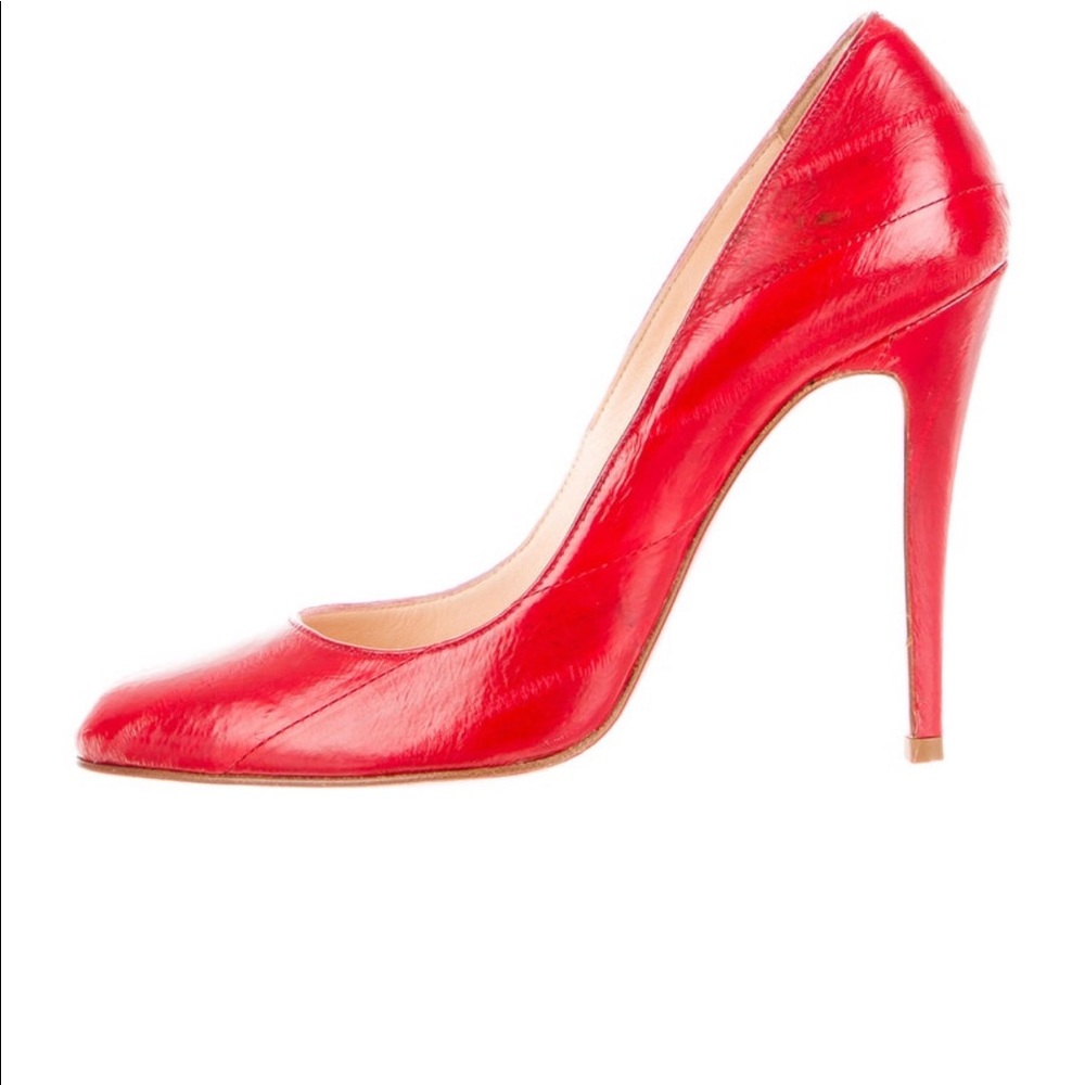 AUTHENTIC CHRISTIAN LOUBOUTIN eel skin 36 6 pumps